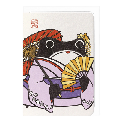 Geisha Ezen Frog Card