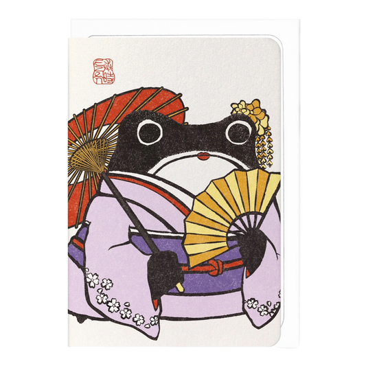 Geisha Ezen Frog Card