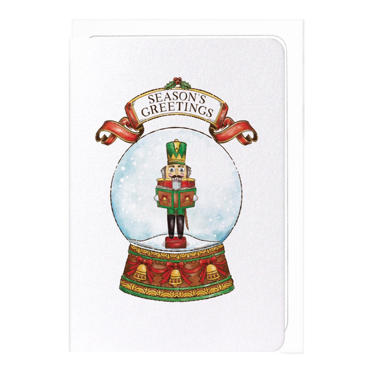 Nutcracker Victorian Christmas Card