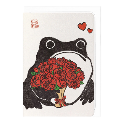 Romantic Ezen Frog Card