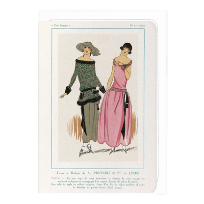 Très Parisien Tissus Et Rubans (1923) Card