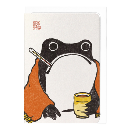 Get Well Soon Ezen Frog Card