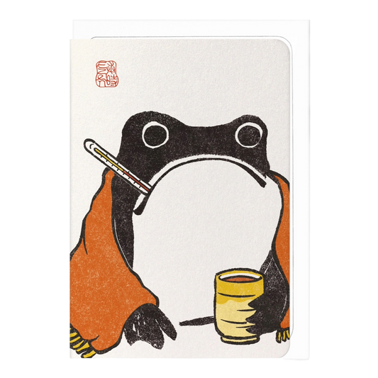 Get Well Soon Ezen Frog Card