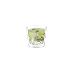 Kinto Cast Double Wall Rock Glass 250ml - Set of 4