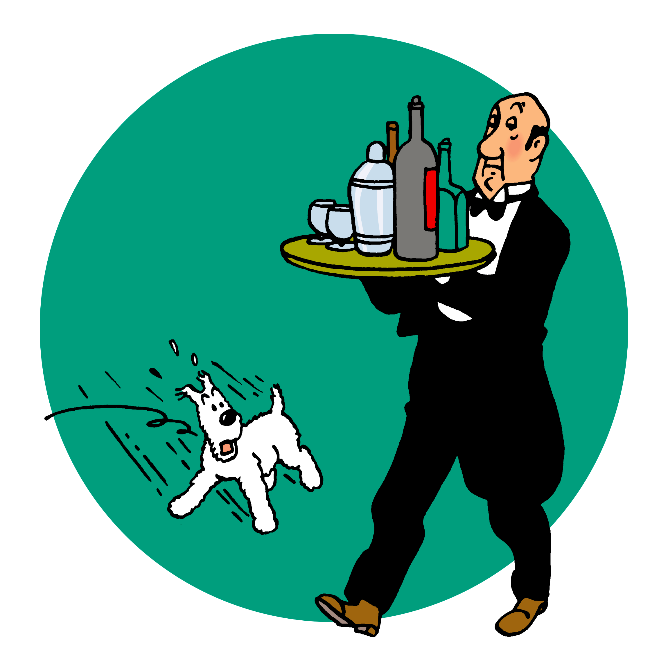 Tintin Nestor with a Tray - Godshot studio