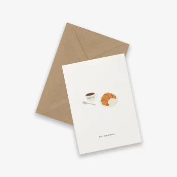 Kartotek Croissant Card (let’s rendezvous)