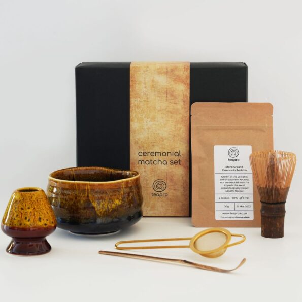 Teapro Ceramic Matcha Set + Matcha & Matcha Sieve