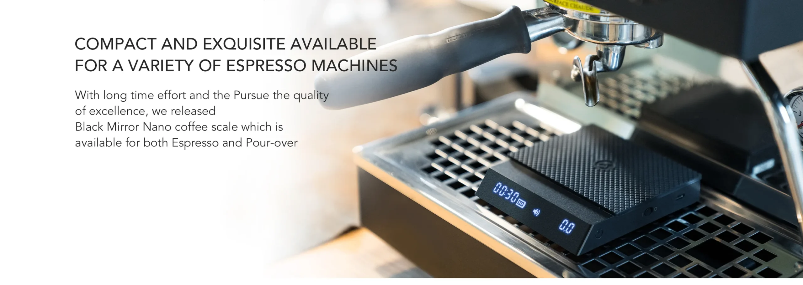 Timemore Black Mirror Nano Coffee Scale with Timer