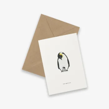 Kartotek Penguin Card (best dad ever)