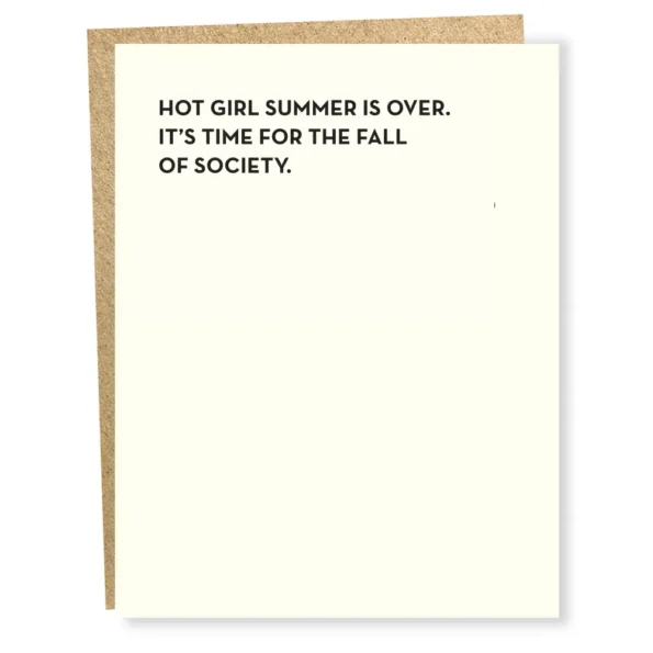 #884 Hot Girl Summer Card
