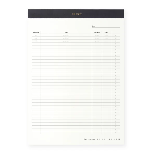 Mål Paper Weekly Task Planner Pad - Image 2