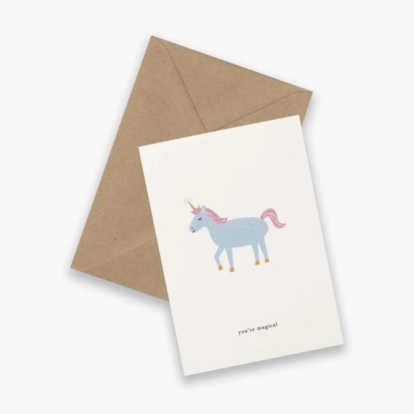 Unicorn Card (you're magical)