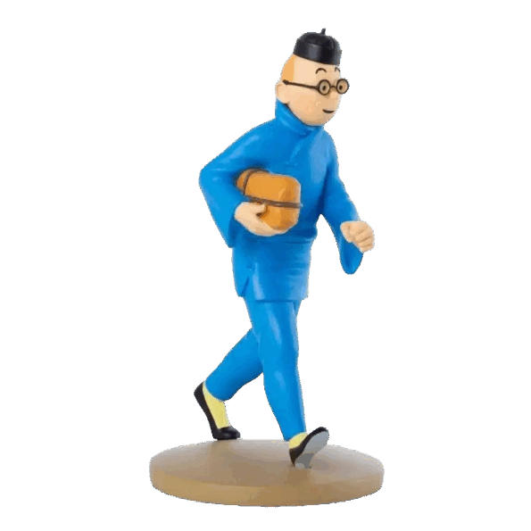 Tintin Carrying a Package