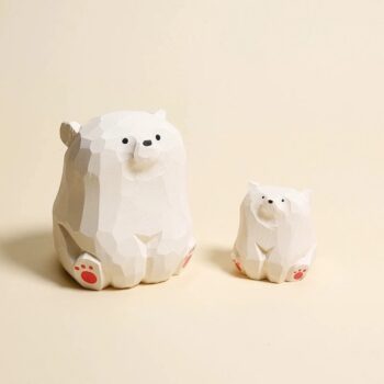 Gohobi Large Polar Bear Tea Pet