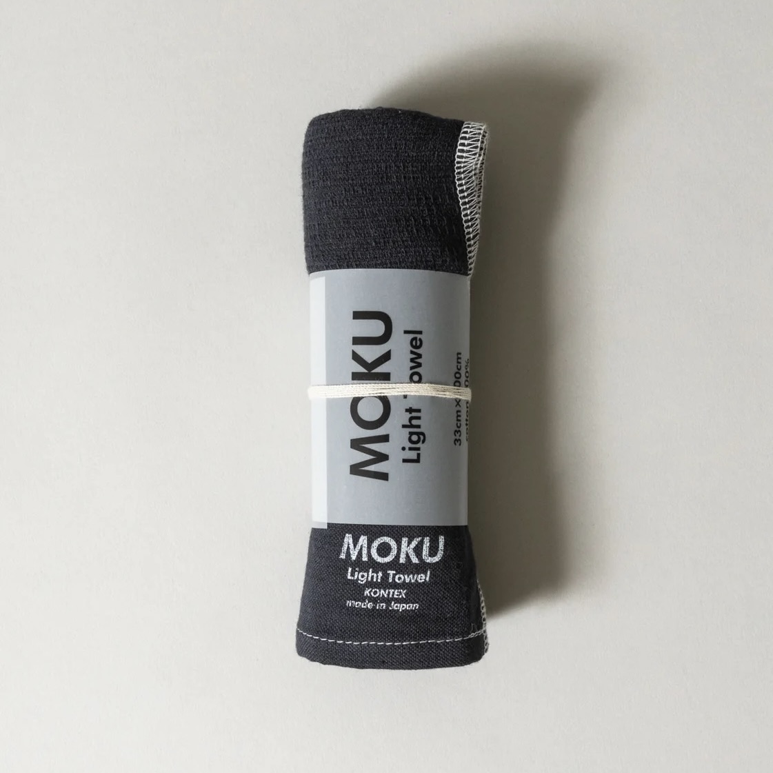Moku Light Towel Charcoal