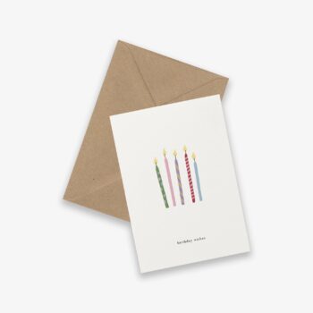 Candles Birthday Card (Birthday Wishes)