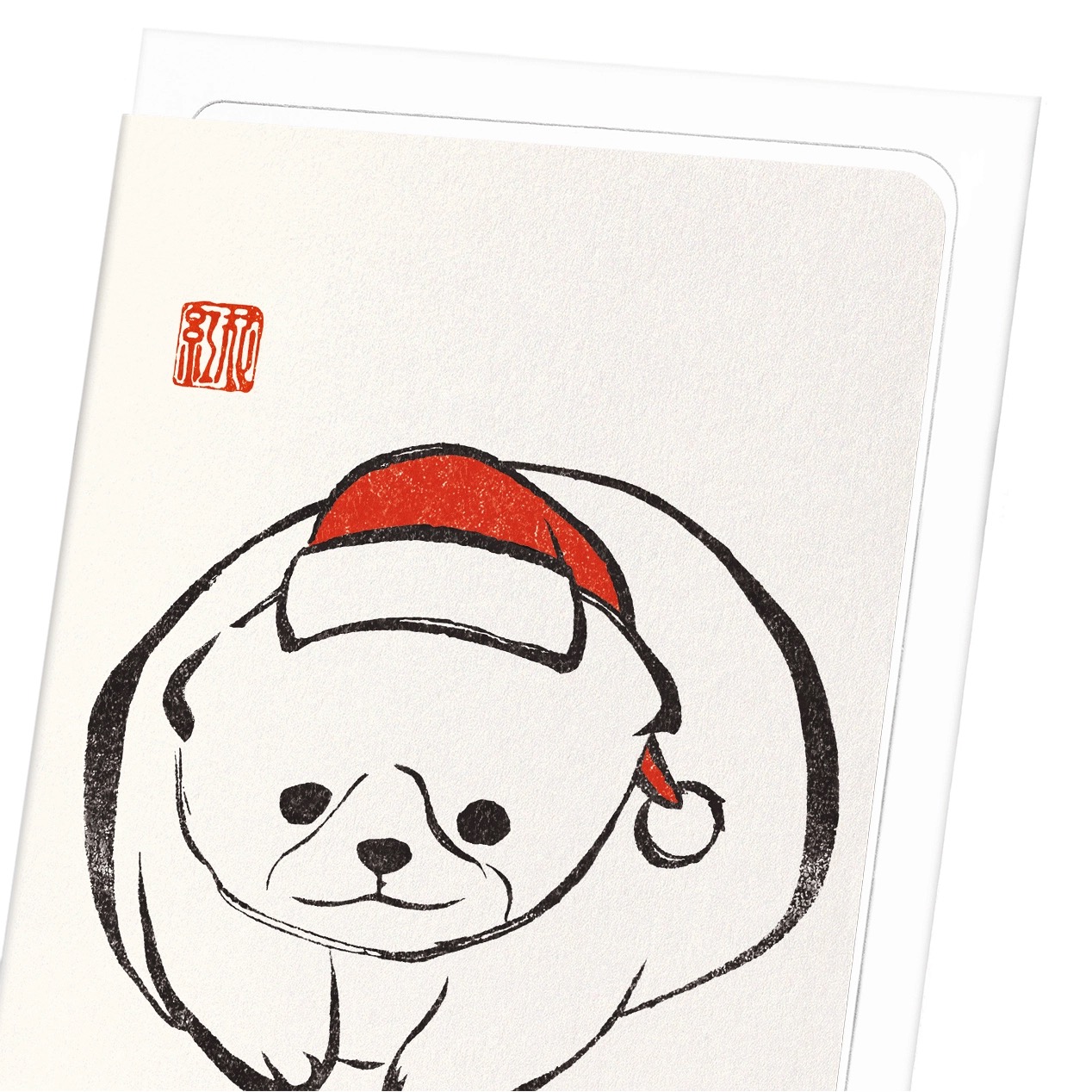 Christmas Ezen Puppy Japanese Card - Image 3