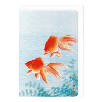 Couple of Goldfish Chinese Card