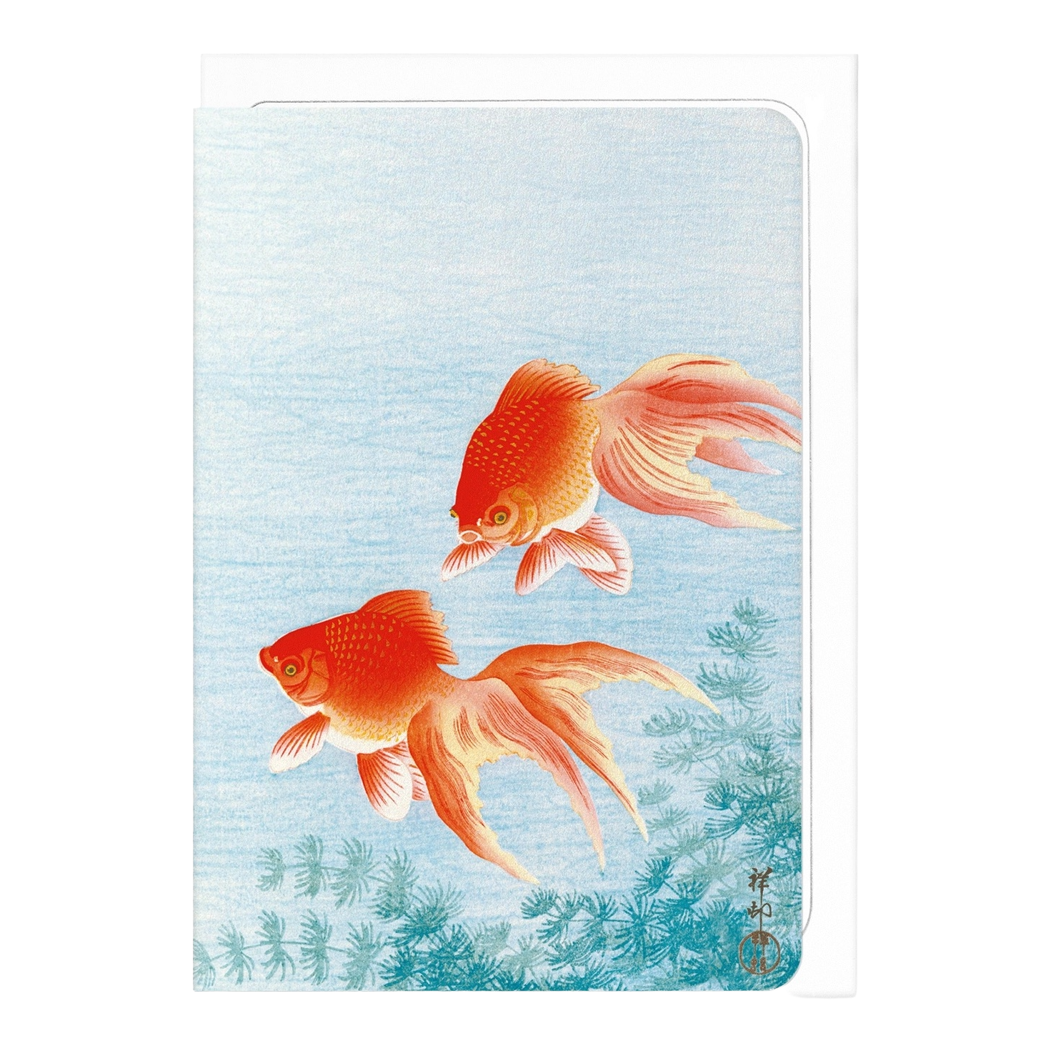 Couple of Goldfish Chinese Card