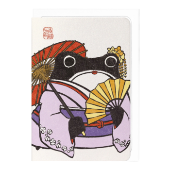 Geisha Ezen Frog Card