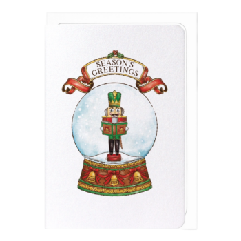 Nutcracker Victorian Christmas Card