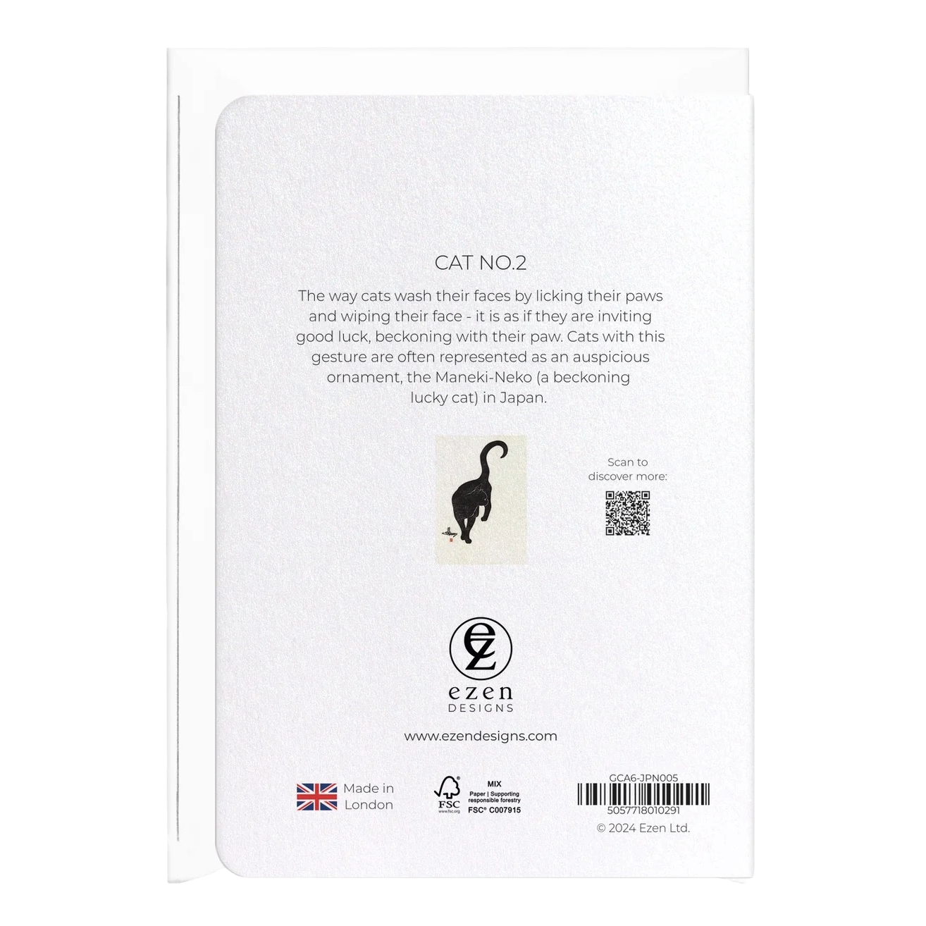Cat No. 2 Japanese Card - Image 2