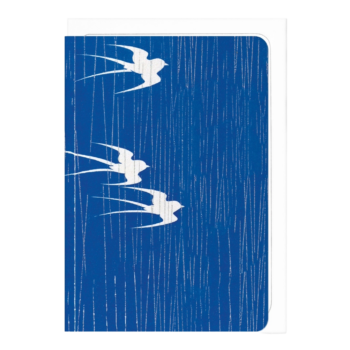 Swallows in the Rain (1935) Japanese Card