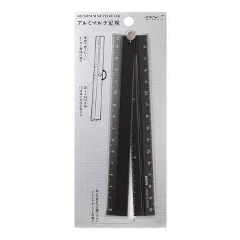 Midori Aluminum Multiple Ruler 30cm
