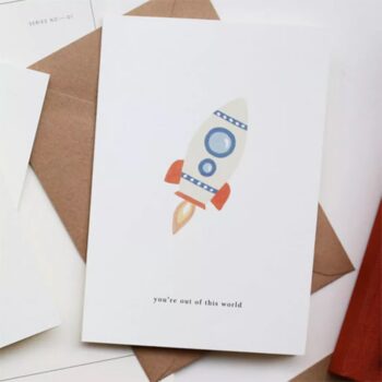 Rocket Card (you're out of this world)
