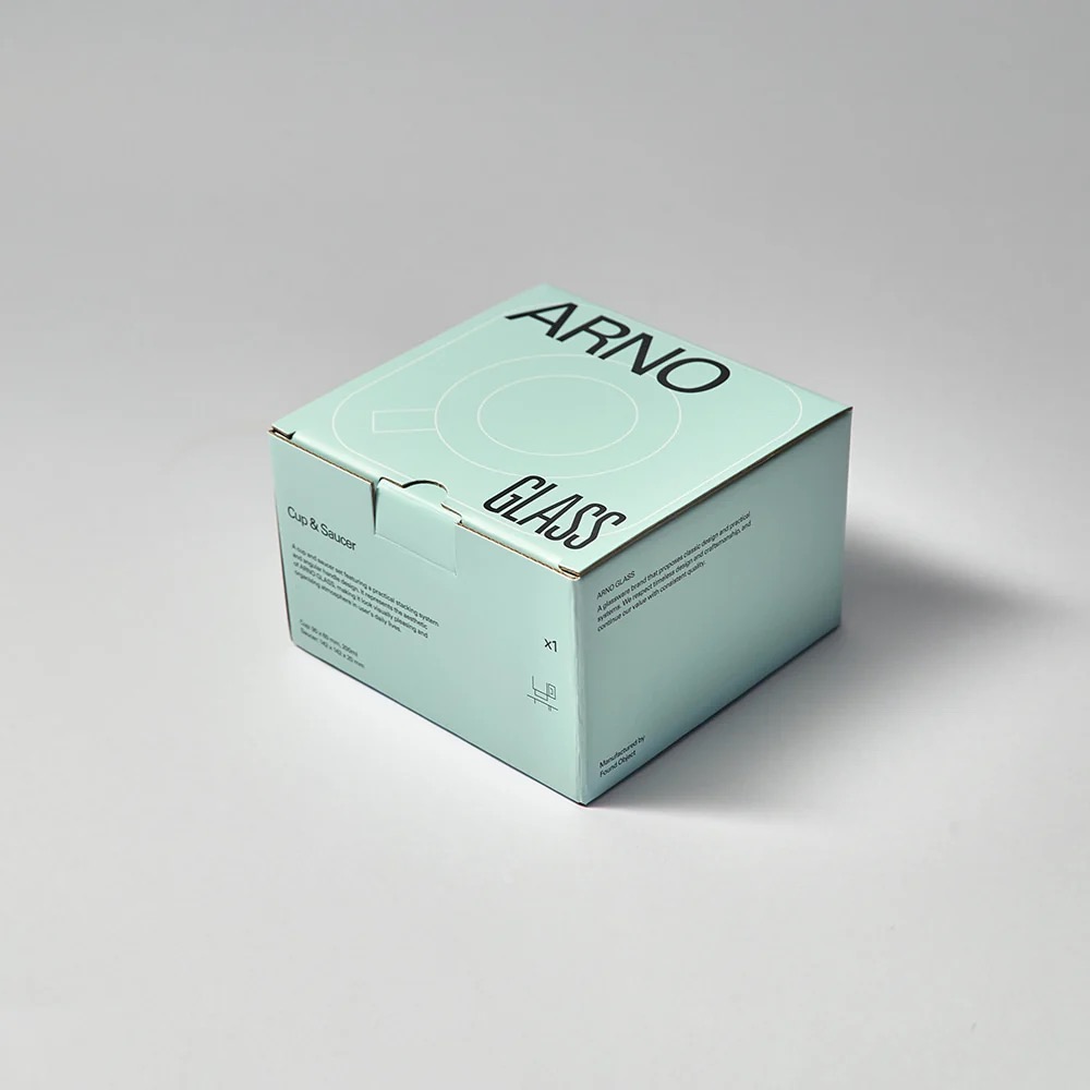 Arno Glass Cup & Saucer - Image 7
