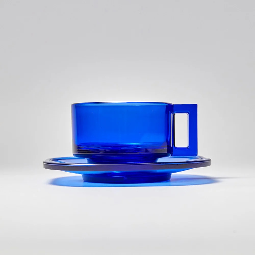 Arno Glass Cup & Saucer - Image 10