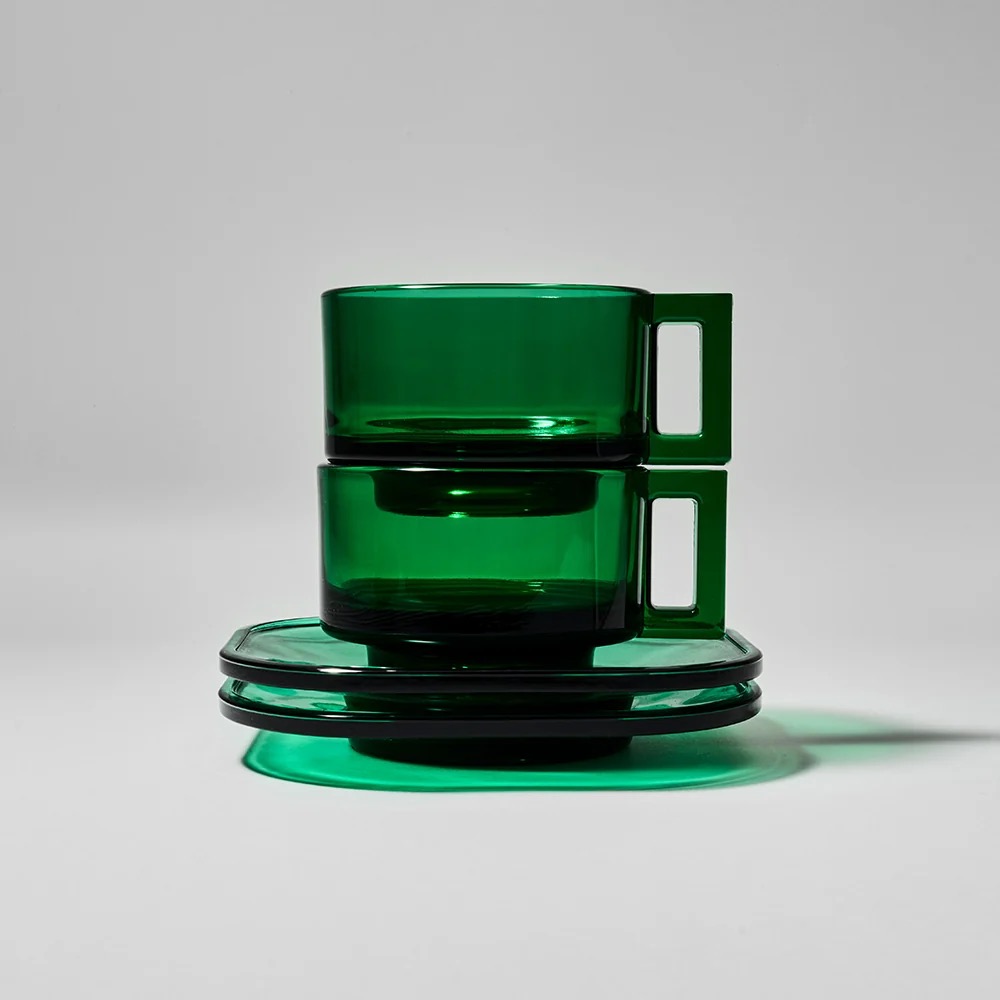 Arno Glass Cup & Saucer - Image 19