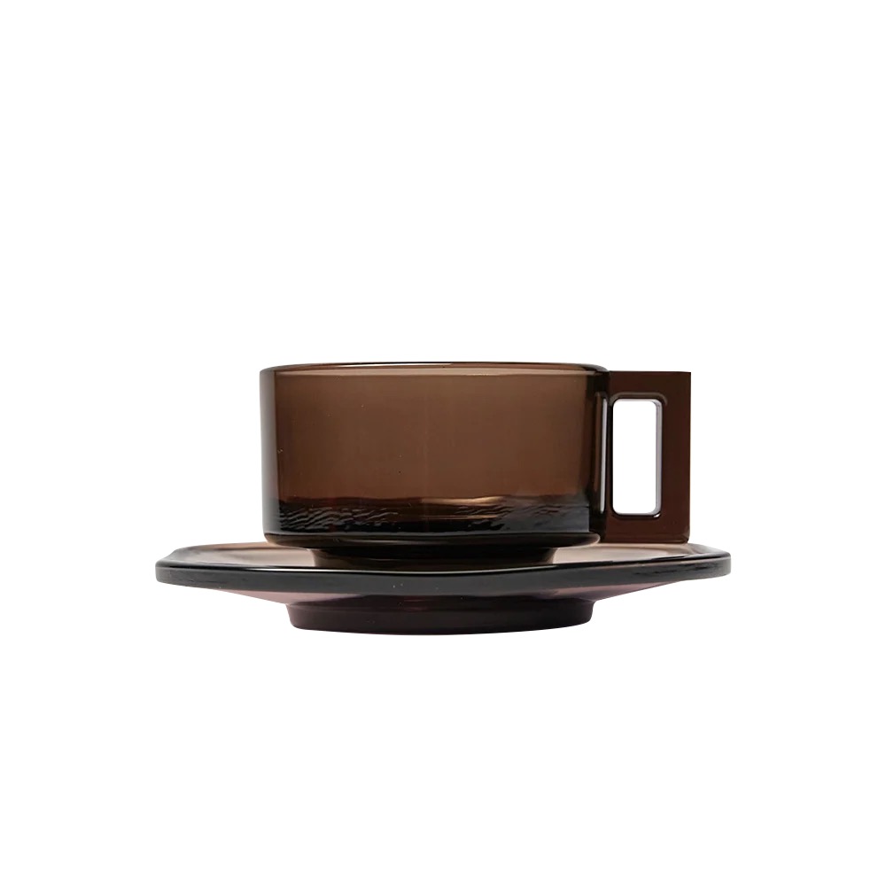 Arno Glass Cup & Saucer - Image 23