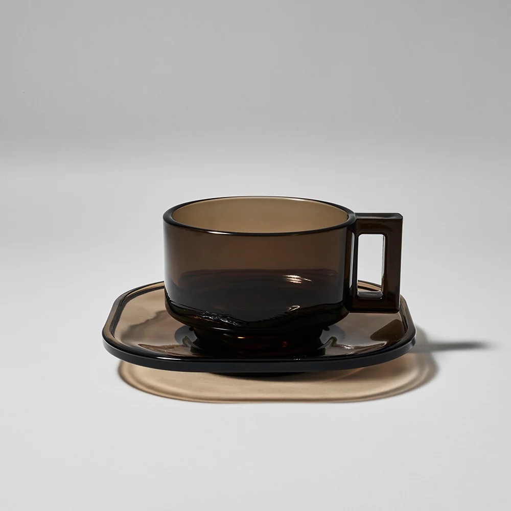 Arno Glass Cup & Saucer - Image 25