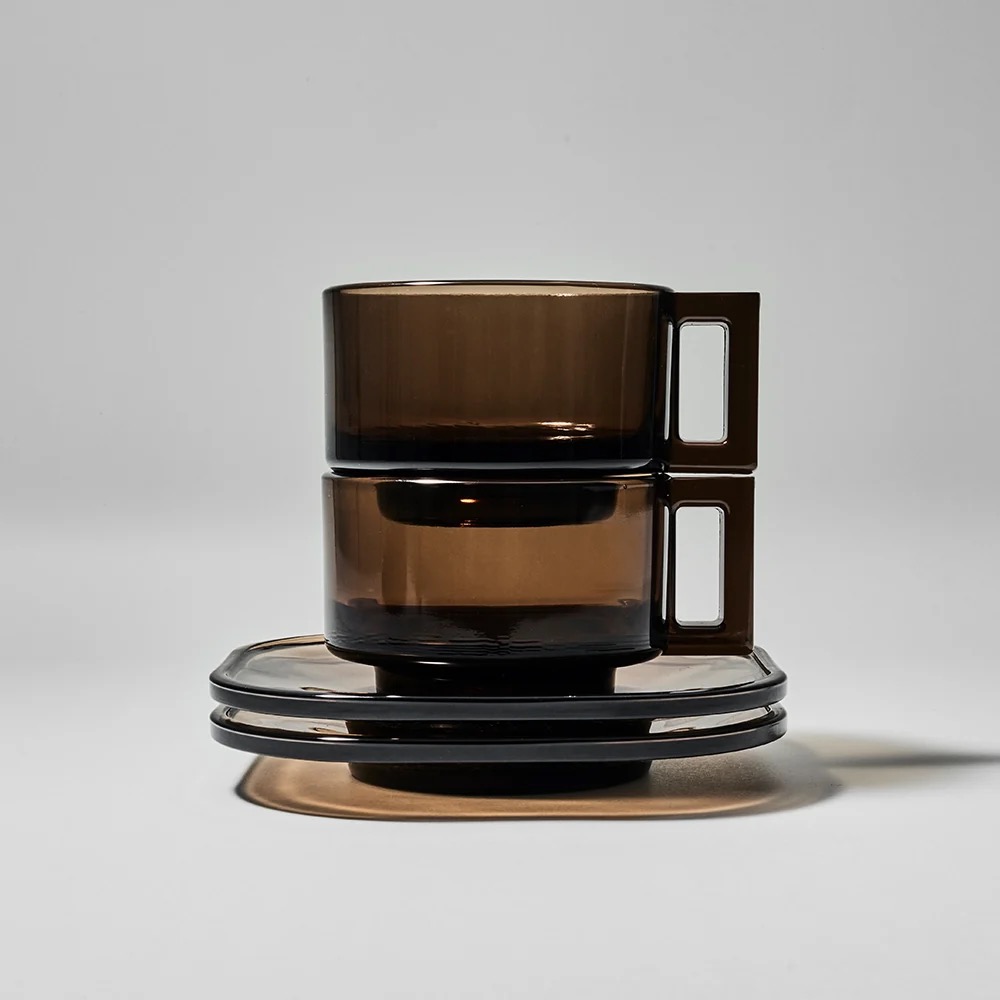 Arno Glass Cup & Saucer - Image 26