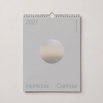 Wilde House Paper 2027 Intentional Calendar