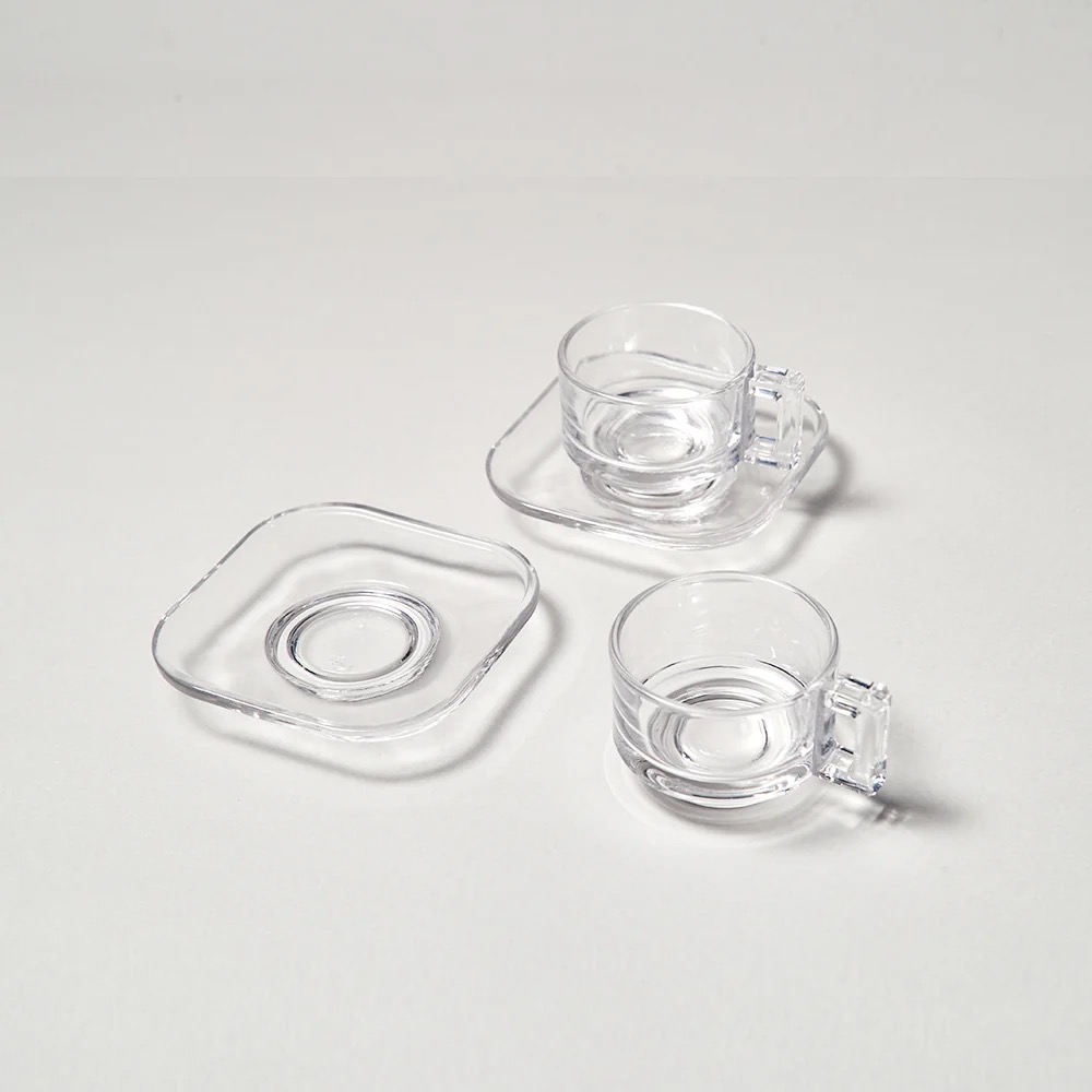 Arno Glass Espresso Cup & Saucer - Image 17